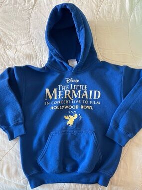 Gildan Royal Blue The Little Mermaid Kids Hoodie